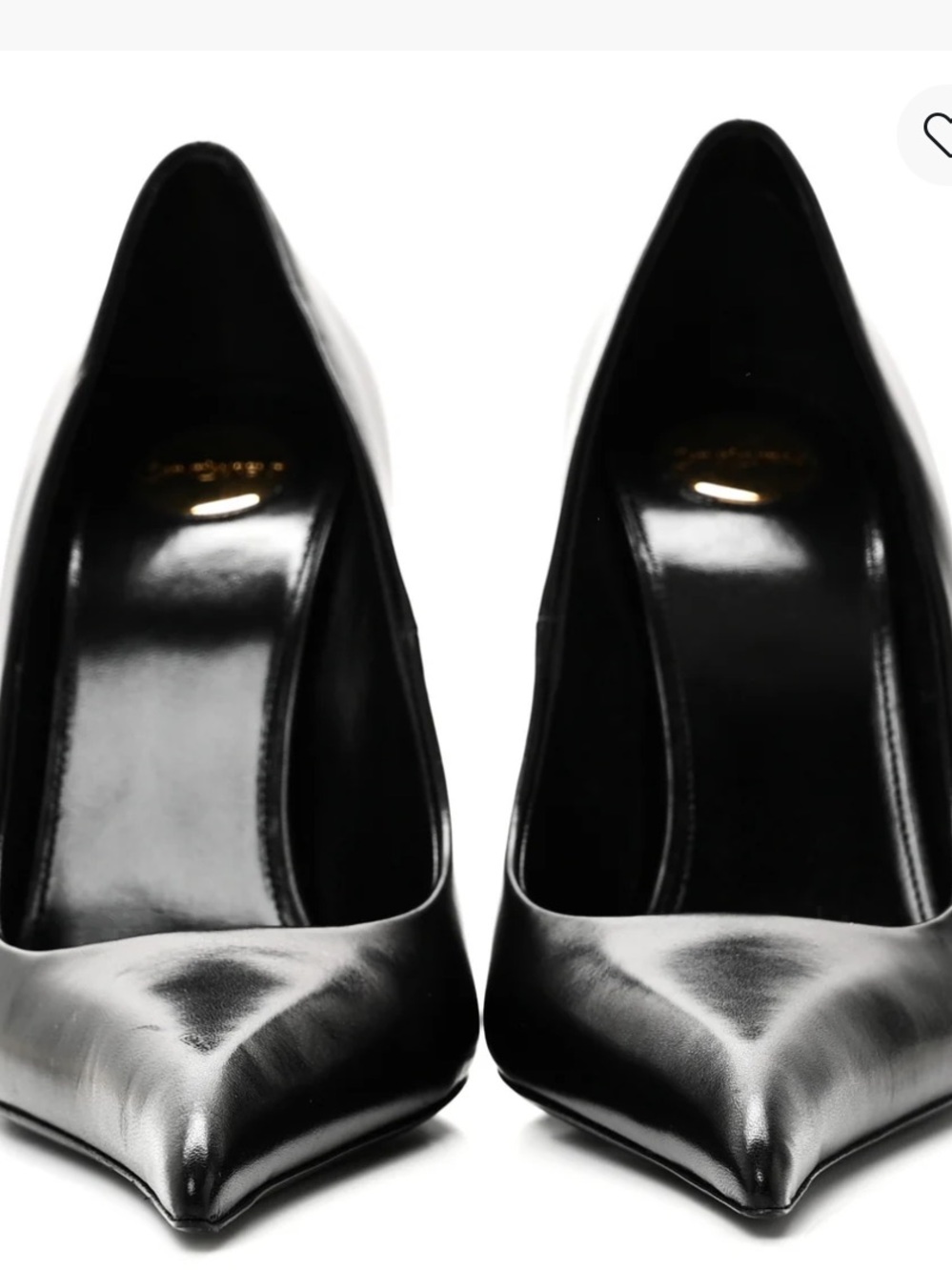 SAINT LAURENT Classic Women's Pointed Toe High Heel Pumps in Black - Picture 16 of 17
